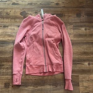 Lululemon pink full zip jacket